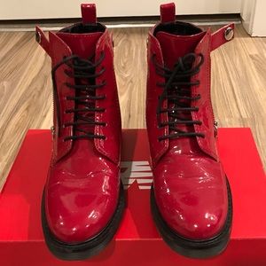 Armani Red Boots.  It wears like a US 8